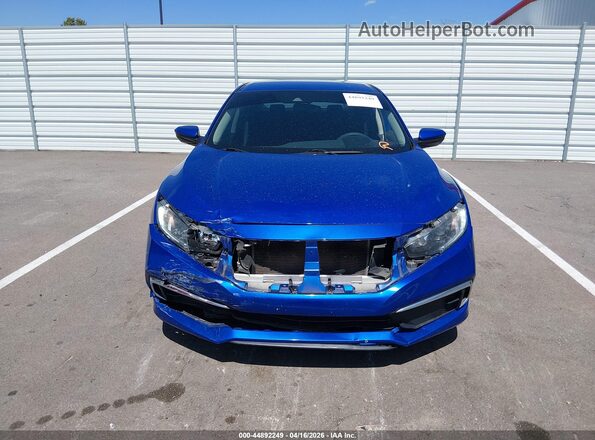 19XFC2F68LE010599 2020 HONDA CIVIC Blue Вид задньої частини салону