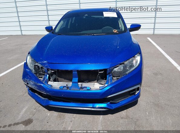 19XFC2F68LE010599 2020 HONDA CIVIC Blue Вид спереду