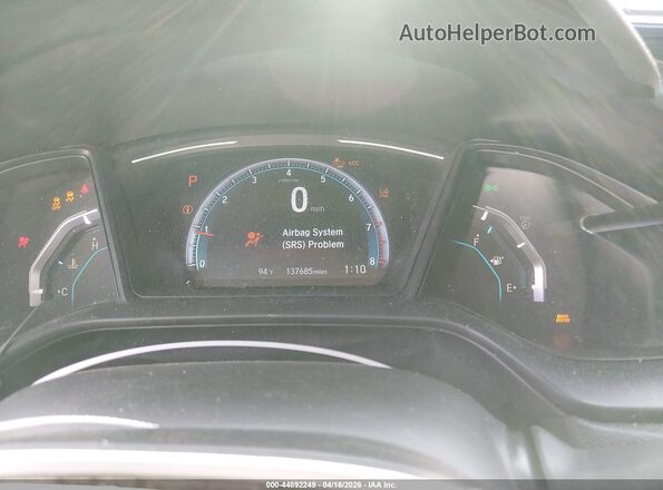 19XFC2F68LE010599 2020 HONDA CIVIC Blue Вид задніх сидінь