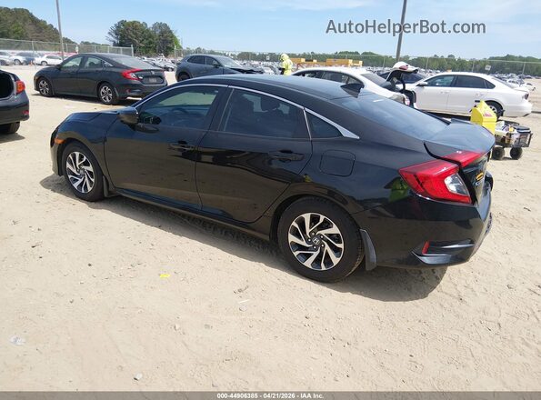 19XFC2F70HE040471 2017 HONDA CIVIC Black Հետևի ձախ