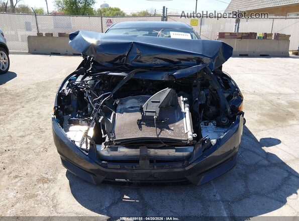 19XFC2F70JE033168 2018 HONDA CIVIC Blue წინა პანელის ხედი