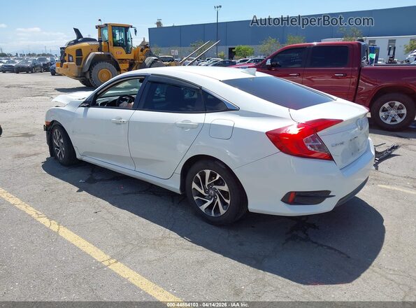 19XFC2F73HE201802 2017 HONDA CIVIC White Trasero izquierdo