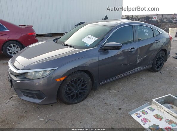 19XFC2F76GE094260 2016 HONDA CIVIC Серый Передняя левая четверть