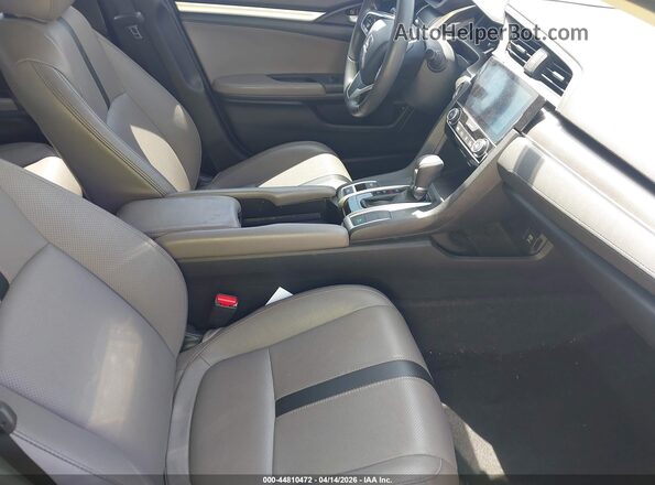 19XFC2F77HE016460 2017 HONDA CIVIC Gray Widok wnętrza z przodu