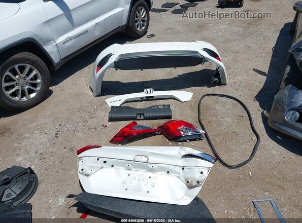 19XFC2F79JE001044 2018 HONDA CIVIC White Vista del cuadro de instrumentos