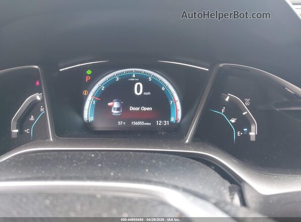 19XFC2F7XGE067207 2016 HONDA CIVIC Серебряный Вид задних сидений