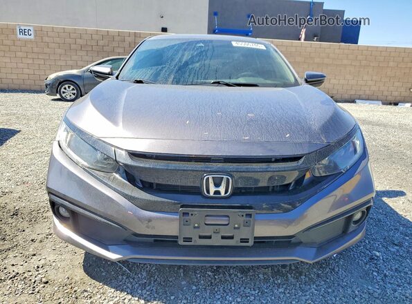 19XFC2F84LE216018 2020 HONDA CIVIC Gray Front view