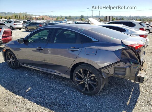 19XFC2F84LE216018 2020 HONDA CIVIC Gray Rear left