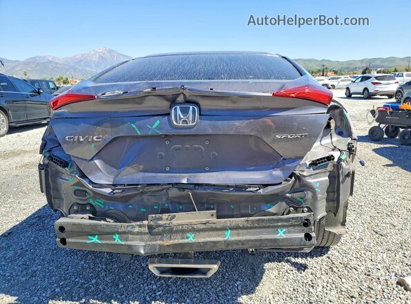 19XFC2F84LE216018 2020 HONDA CIVIC Gray Rear view