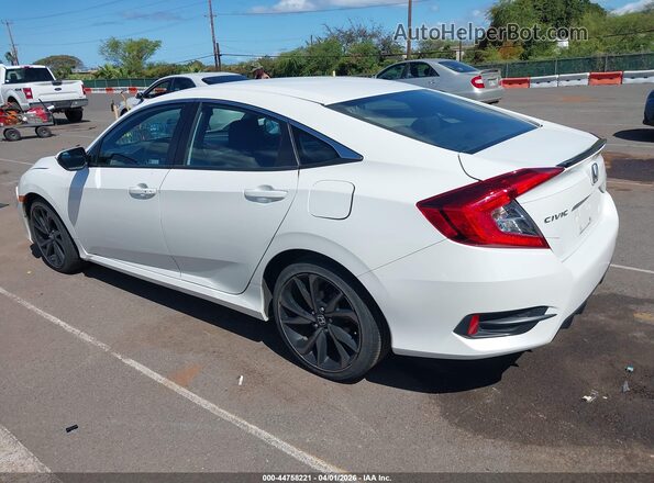 19XFC2F86LE020551 2020 HONDA CIVIC White Trasero izquierdo