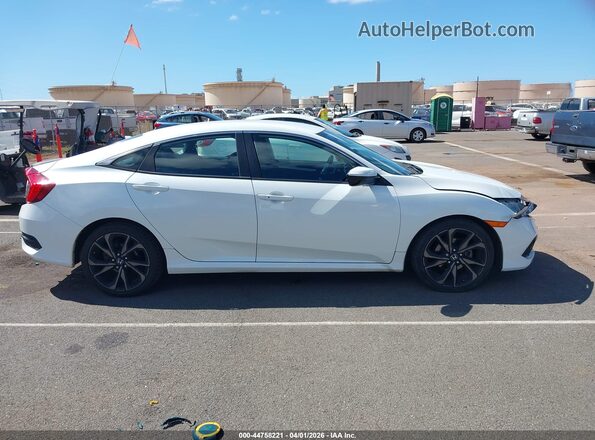19XFC2F86LE020551 2020 HONDA CIVIC White Vista interior trasera