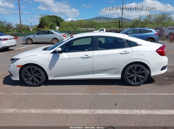 19XFC2F86LE020551 2020 HONDA CIVIC White Vista interior de 360 grados