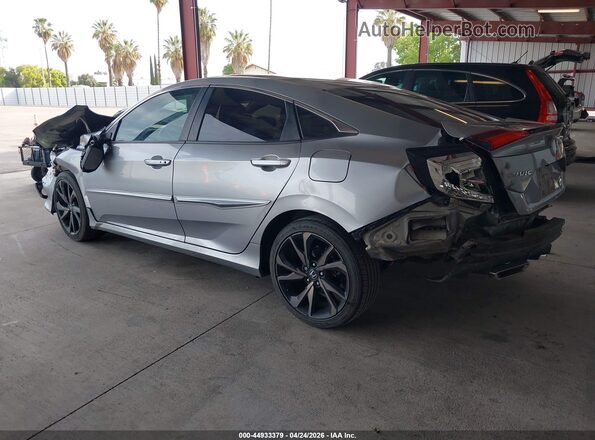 19XFC2F89KE212822 2019 HONDA CIVIC Silver Rear left