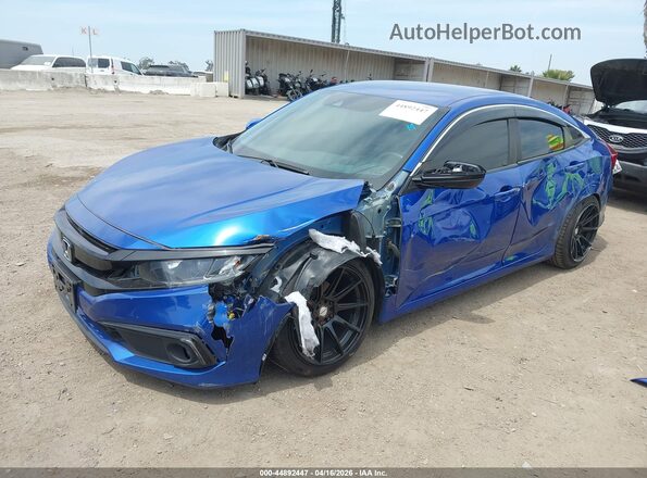 19XFC2F89LE211445 2020 HONDA CIVIC Blue Przód lewy