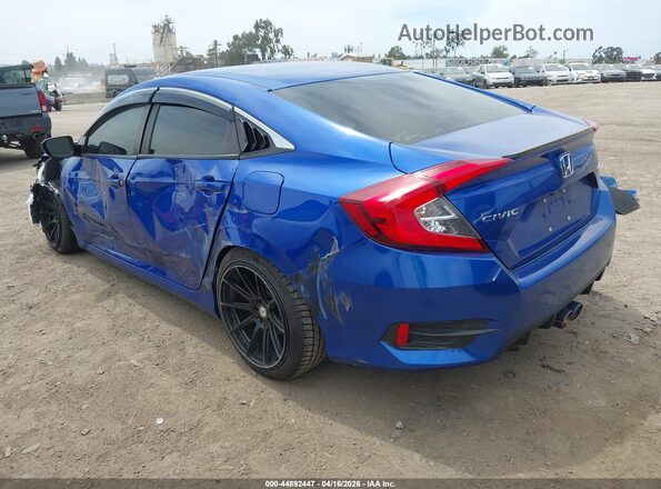 19XFC2F89LE211445 2020 HONDA CIVIC Blue Tył lewy