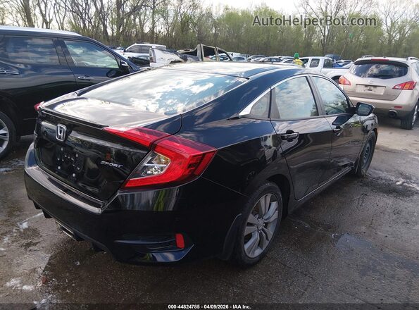 19XFC2F8XLE020309 2020 HONDA CIVIC Черный Задняя правая четверть
