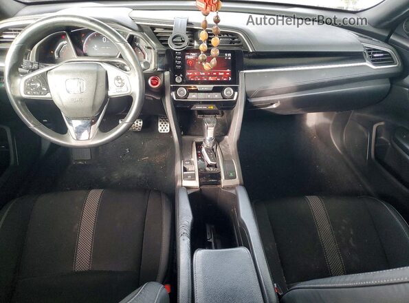 19XFC2F8XLE209316 2020 HONDA CIVIC Black Առջևի վահանակի տեսք