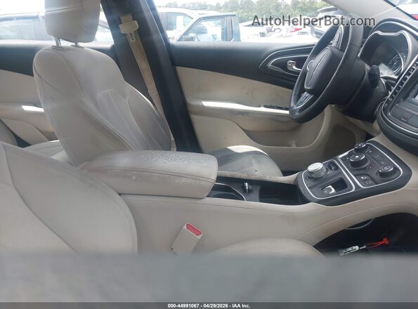 1C3CCCAB0GN112403 2016 CHRYSLER 200 Gray Vista interior delantera