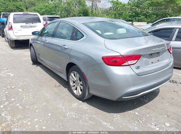 1C3CCCAB0GN112403 2016 CHRYSLER 200 Gray Trasero izquierdo
