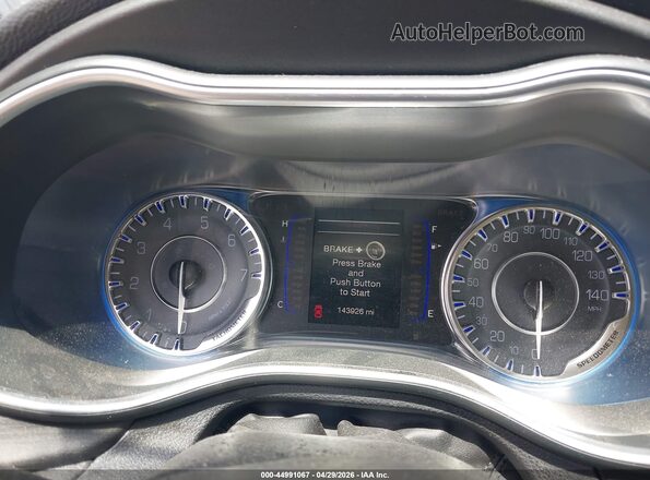 1C3CCCAB0GN112403 2016 CHRYSLER 200 Gray Vista de los asientos traseros