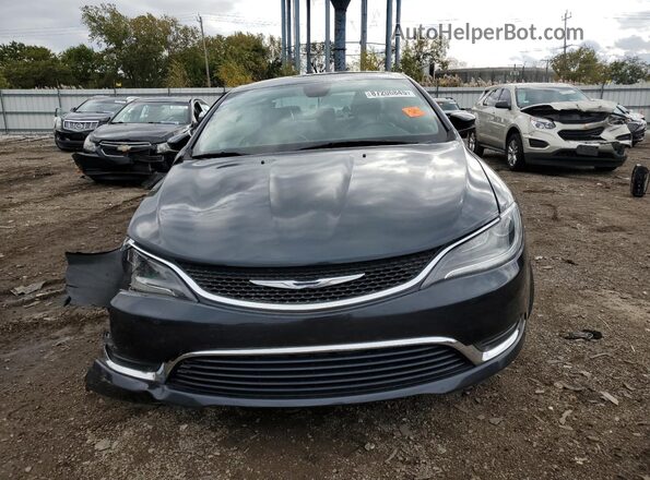 1C3CCCAB0HN507795 2017 CHRYSLER 200 Gray Front view