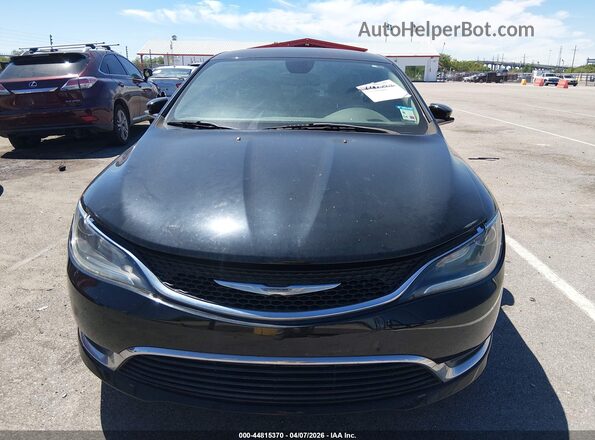 1C3CCCAB1GN145586 2016 CHRYSLER 200 Black Вид спереду