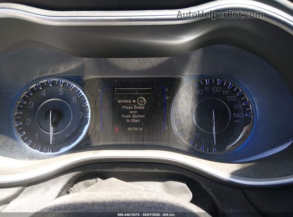 1C3CCCAB1GN145586 2016 CHRYSLER 200 Black Вид задніх сидінь