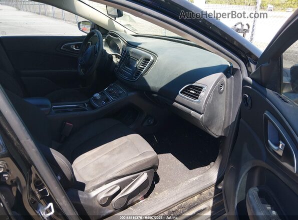 1C3CCCAB1GN145586 2016 CHRYSLER 200 Black Вид салону спереду