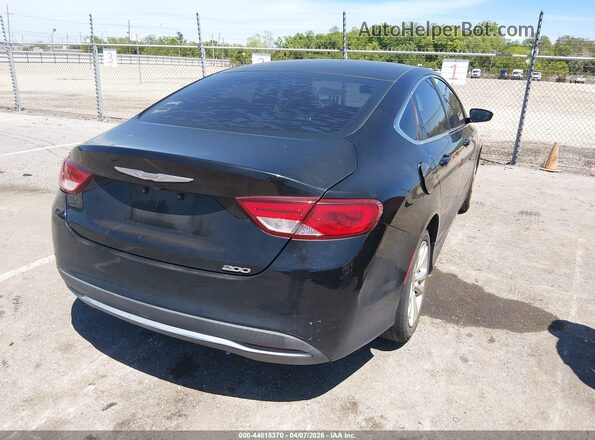 1C3CCCAB1GN145586 2016 CHRYSLER 200 Black Задня права чверть