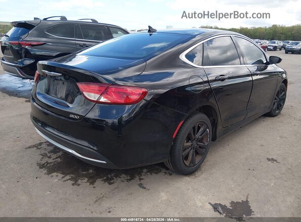 1C3CCCAB1HN501021 2017 CHRYSLER 200 Black Tył prawy