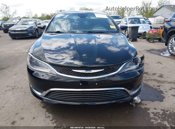 1C3CCCAB1HN501021 2017 CHRYSLER 200 Black Widok zestawu wskaźników