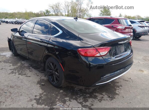1C3CCCAB1HN501021 2017 CHRYSLER 200 Black Tył lewy