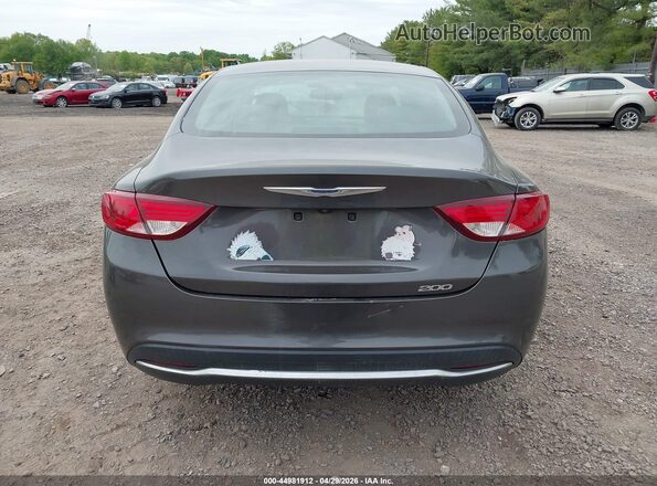 1C3CCCAB2GN112502 2016 CHRYSLER 200 Gray 