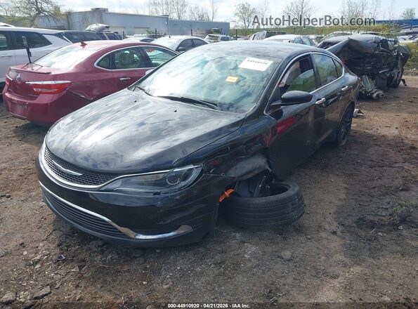 1C3CCCAB2HN506907 2017 CHRYSLER 200 Black Przód lewy
