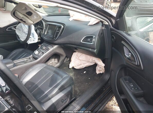 1C3CCCAB2HN506907 2017 CHRYSLER 200 Black Widok wnętrza z przodu