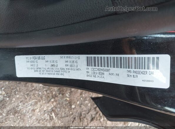 1C3CCCAB2HN506907 2017 CHRYSLER 200 Black Widok komory silnika
