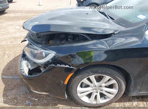 1C3CCCAB3GN152166 2016 CHRYSLER 200 Black Front view
