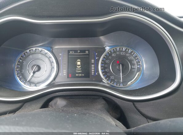 1C3CCCAB3GN152166 2016 CHRYSLER 200 Black Rear seats view