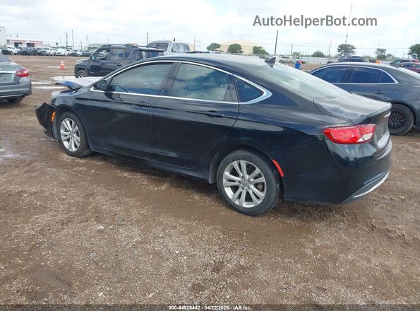 1C3CCCAB3GN152166 2016 CHRYSLER 200 Black Rear left