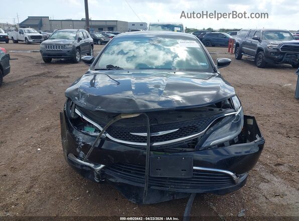 1C3CCCAB3GN152166 2016 CHRYSLER 200 Black Instrument cluster view
