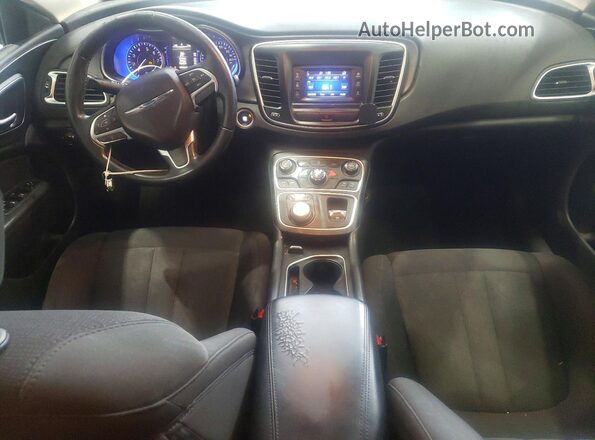 1C3CCCAB4GN110797 2016 CHRYSLER 200 Черный Вид панели приборов