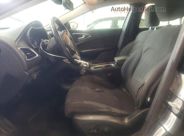 1C3CCCAB4GN110797 2016 CHRYSLER 200 Черный Вид салона спереди
