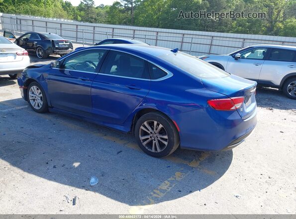1C3CCCAB6HN511642 2017 CHRYSLER 200 Blue Հետևի ձախ