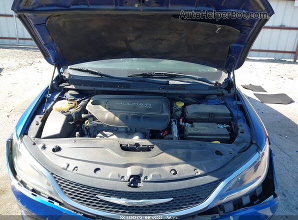 1C3CCCAB6HN511642 2017 CHRYSLER 200 Blue Հետևի տեսք