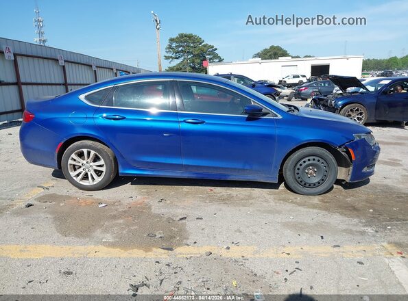 1C3CCCAB6HN511642 2017 CHRYSLER 200 Blue Սալոնի հետևի տեսք
