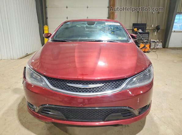 1C3CCCBB8GN161055 2016 CHRYSLER 200 Red Vista frontal