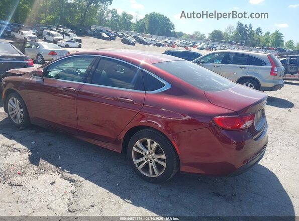 1C3CCCFB2HN501232 2017 CHRYSLER 200 Burgundy 