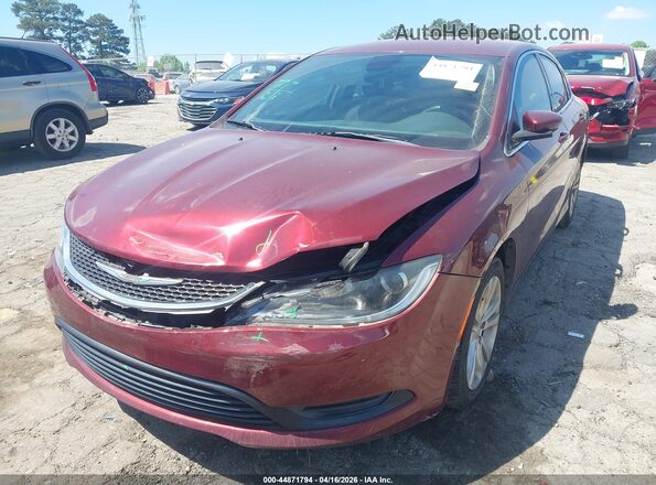 1C3CCCFB2HN501232 2017 CHRYSLER 200 Burgundy 