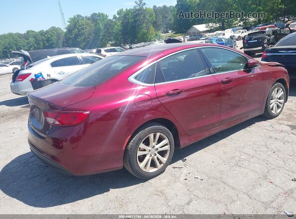1C3CCCFB2HN501232 2017 CHRYSLER 200 Burgundy 