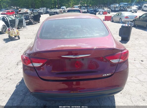 1C3CCCFB2HN501232 2017 CHRYSLER 200 Burgundy 